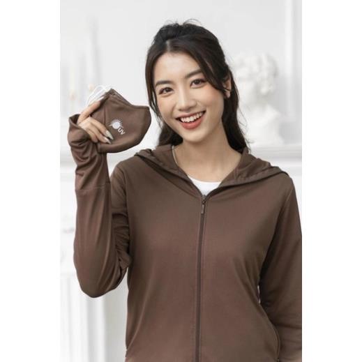 Áo chống nắng, áo khoác chống nắng nữ 2 lớp chống tia UV thời trang cao cấp có khẩu trang đi kèm - Happy Life 4U