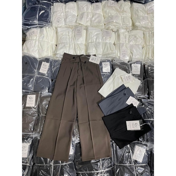 Mã 6321- QUẦN ỐNG SỚ KHUY LỆCH