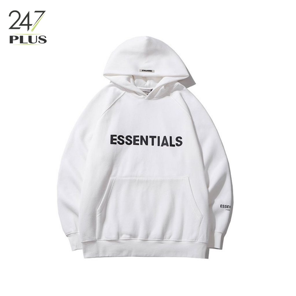 Áo Nỉ Hoodie UNISEX Có Mũ Chữ ESSENTIALS