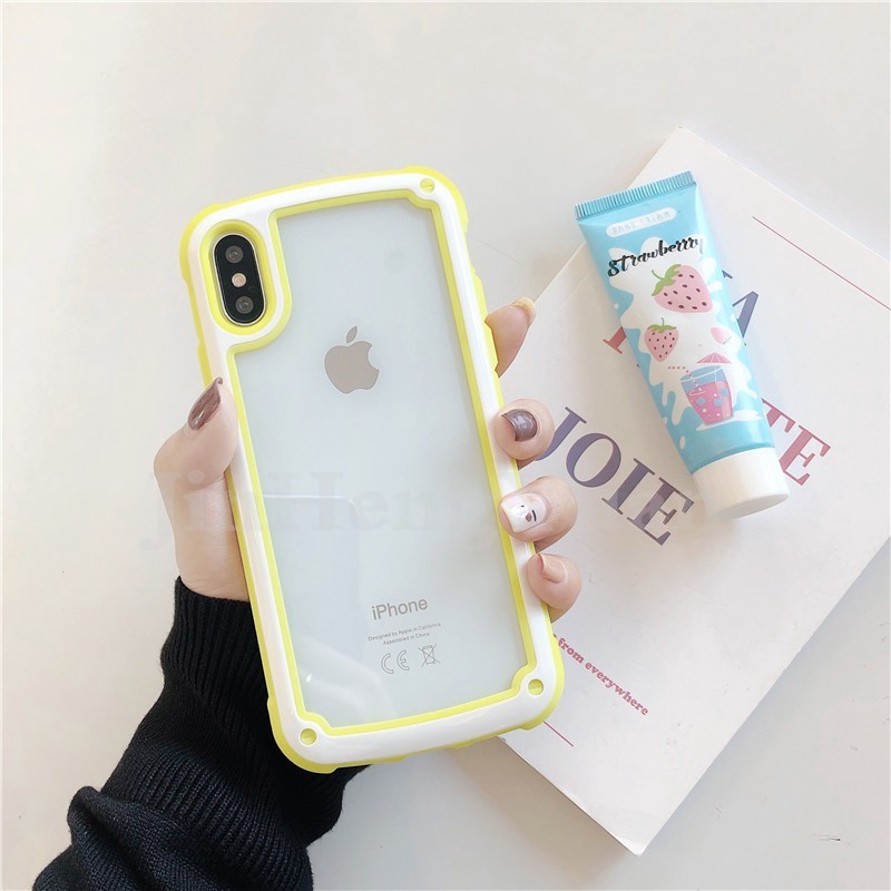 Ốp Điện Thoại Màu Kẹo Cho iPhone 6 6s 7 8 Plus X XS MAX XR iPhone 11 11Pro 11Promax