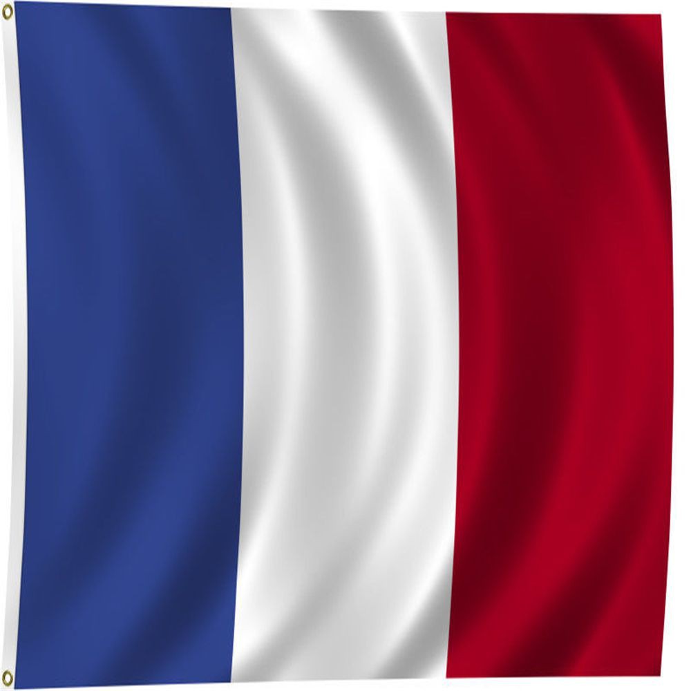 Baner hình lá cờ nước Pháp 150CM X 90CM
