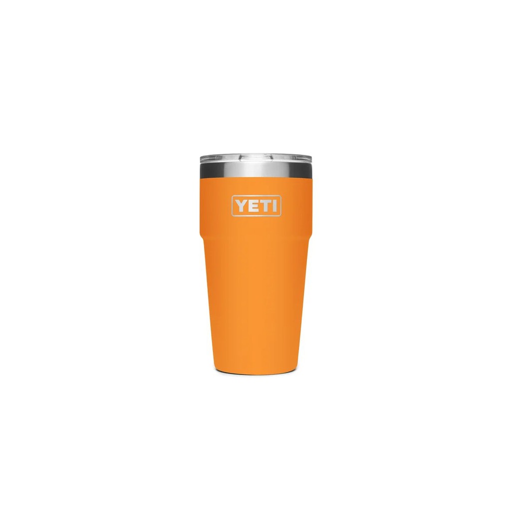 Ly giữ nhiệt YETI Rambler 16 Oz Stackable Pint kèm nắp MagSlider; Màu King Crab Orange Limited Edition; Hàng chính hãng