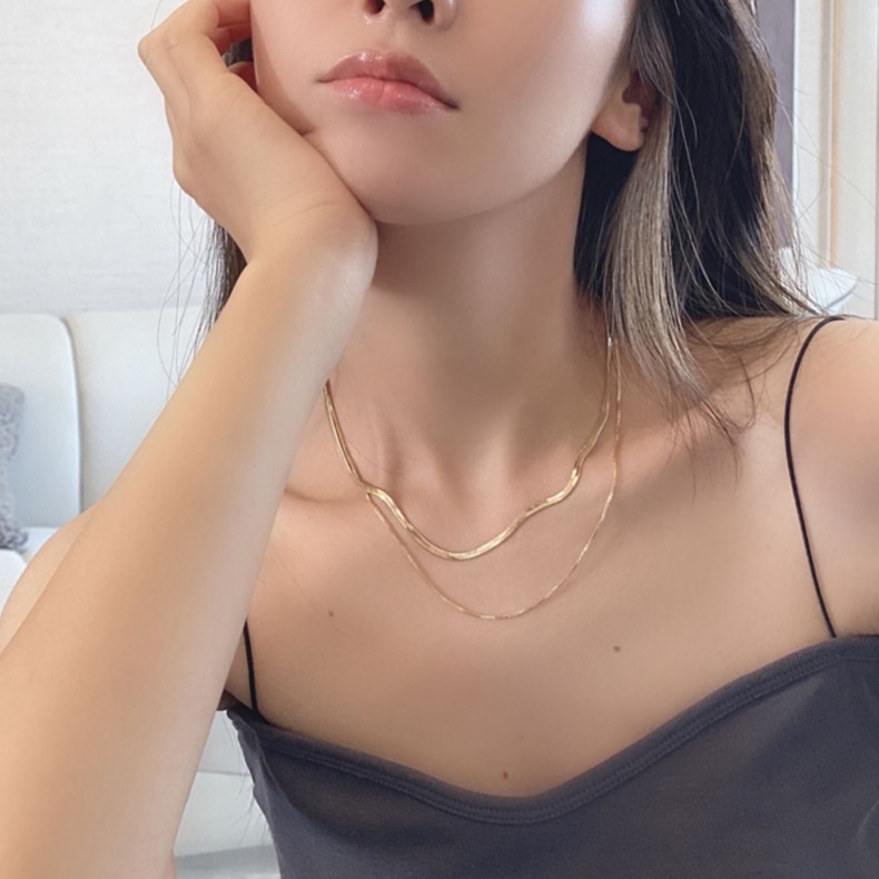 Vòng Cổ Choker Bằng Bạc Lấp Lánh Nhiều Màu Sắc Phong Cách Hàn Quốc Dành Cho Nữ
