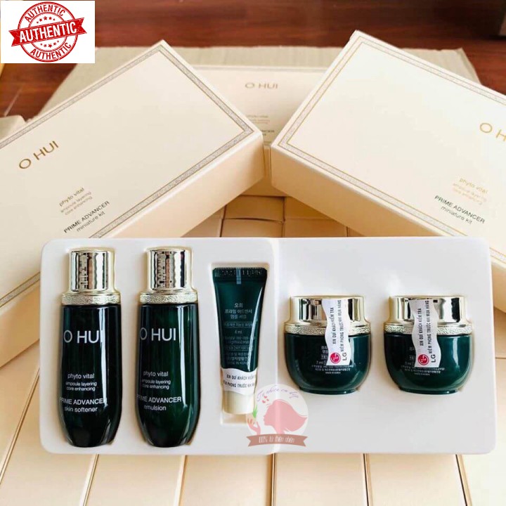 [Mã chiết khấu giảm giá sỉ mỹ phẩm chính hãng] BỘ DƯỠNG DA CAO CẤP OHUI PRIME ADVANCER SET 5