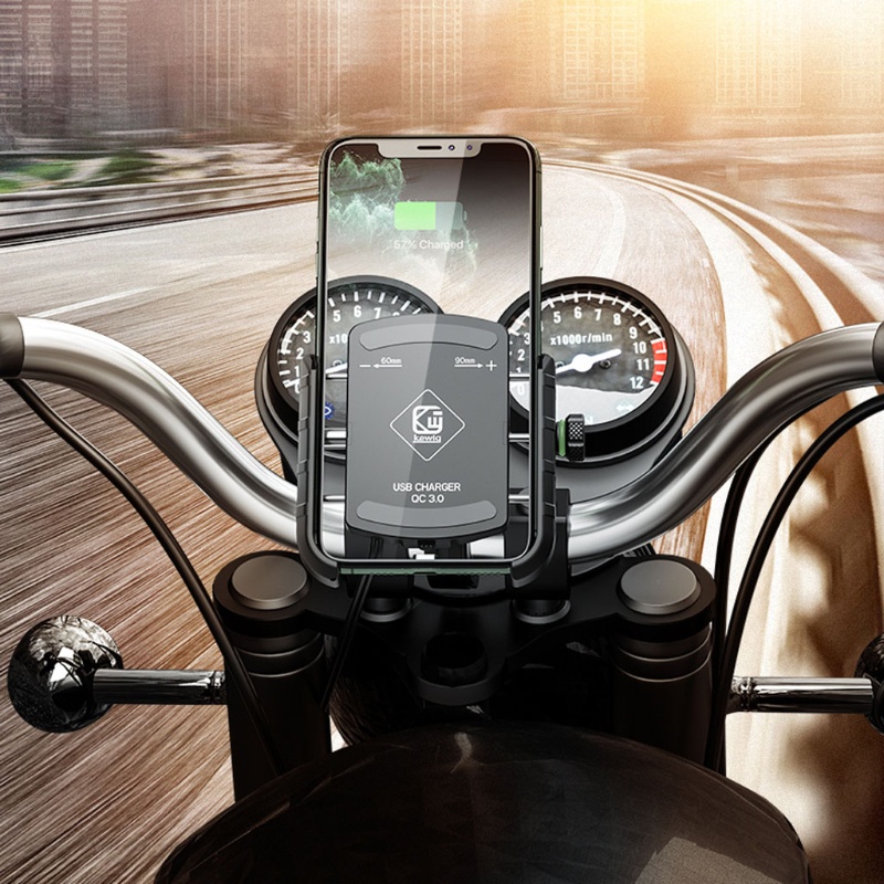 Giá Đỡ Sạc Nhanh QC3.0 USB 12V 24V Dành Cho Điện Thoại