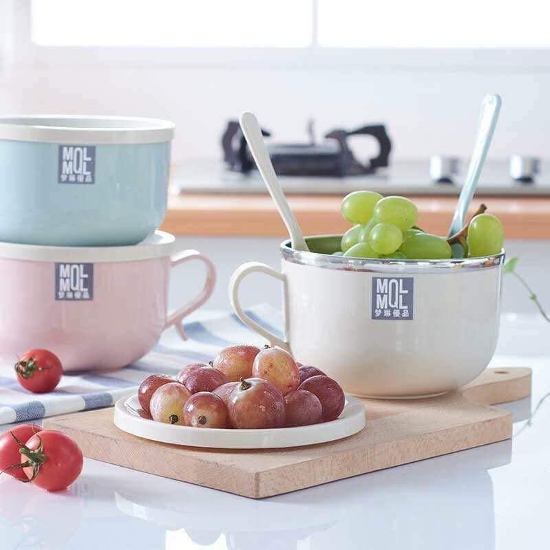 Bát Inox Có Nắp Đáng Yêu