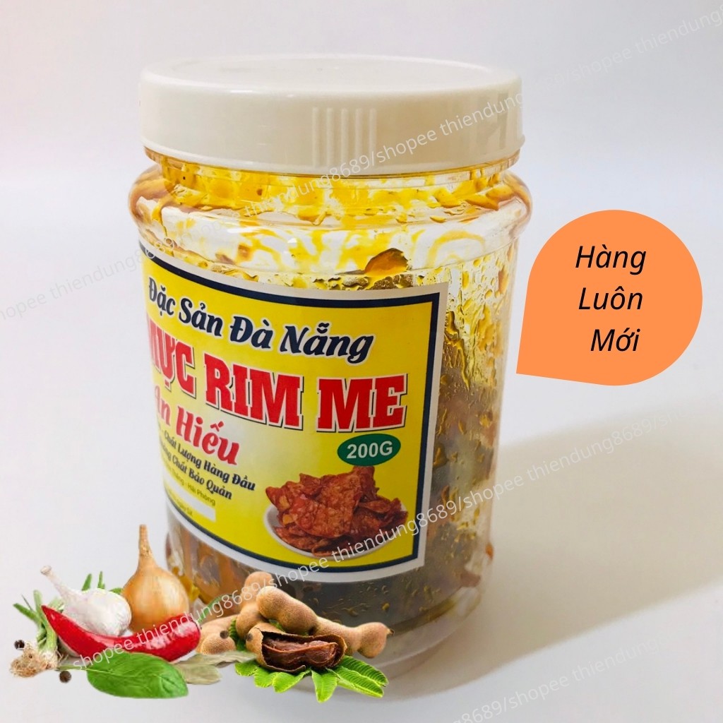 Mực Rim Me NGUYÊN CON Loại Đặc Biệt,Ngon_Mềm_Ngọt Đặc Sản Đà Nẵng Hộp 200g_Ăn Vặt thiendung8689