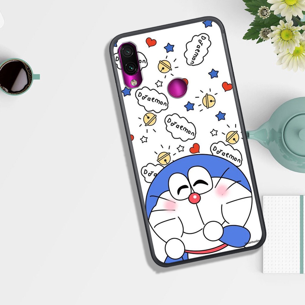 ỐP LƯNG XIAOMI REDMI NOTE5/5 PRO/REDMI NOTE 6/6 PRO/REDMI NOTE 7/7 PRO/REDMI 7,  IN HÌNH CHÚ MÈO MÁY DOREMON.