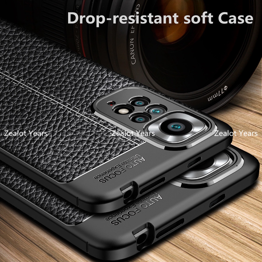 Ốp Điện Thoại Da Silicon Mềm Chống Sốc Cho Xiaomi Redmi Note 11 11s Pro 5G 11 S Note11 Note11Pro
