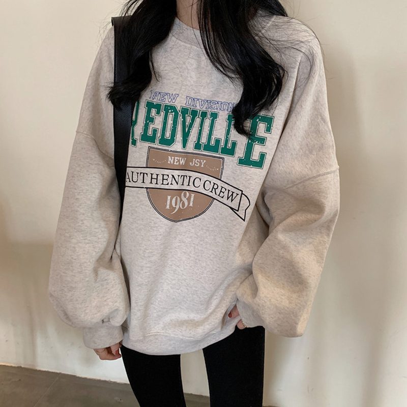 NRVP Áo Sweater Dáng Rộng Trẻ Trung Thời Trang Mới Cho Nữ