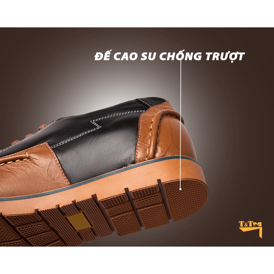 [ 5CM ] Giày Độn Nam T&amp;TRA T71ĐN