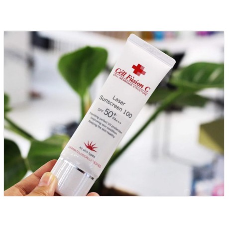 [ĐỦ BILL] Kem Chống Nắng Cell Fusion C Laser Sunscreen 100 SPF50+ PA +++ ( Màu Đỏ)