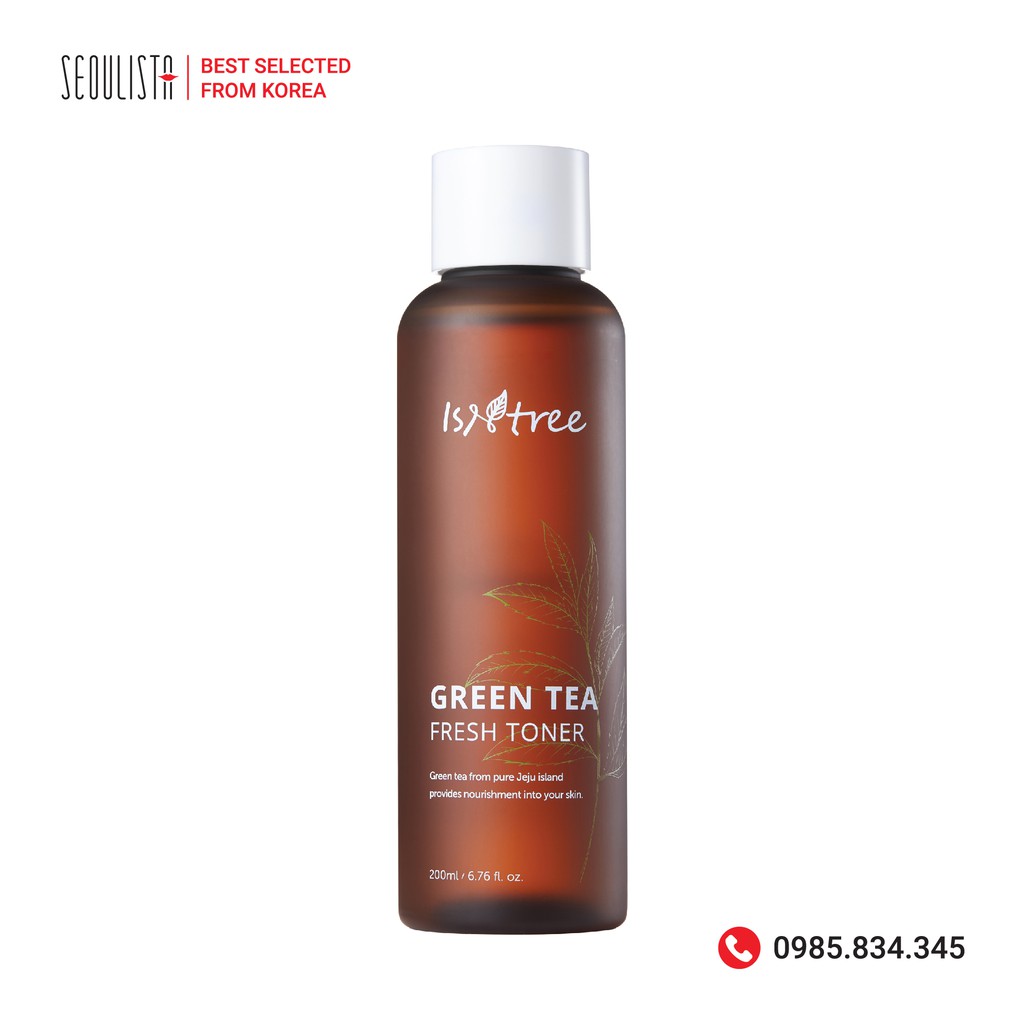 Toner chiết xuất trà xanh ISNTREE GREEN TEA FRESH TONER