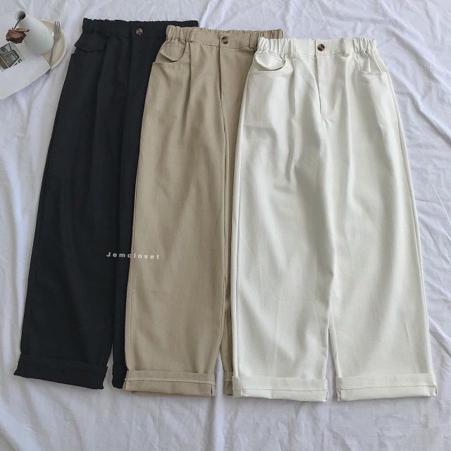 QUẦN THÔ ỐNG SUÔNG ULZZANG | BigBuy360 - bigbuy360.vn