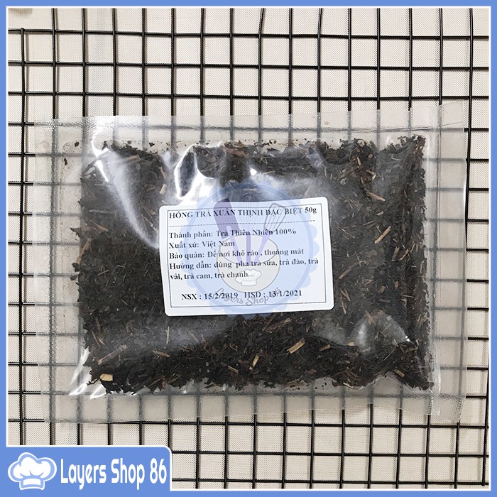 HỒNG TRÀ XUÂN THỊNH GÓI LẺ 50G LOẠI NGON ĐẶC BIỆT