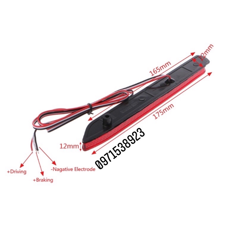 ĐÈN LED BA ĐỜ SỐC SAU TOYOTA CAMRY INNOVA FORTUNER 2007-2016