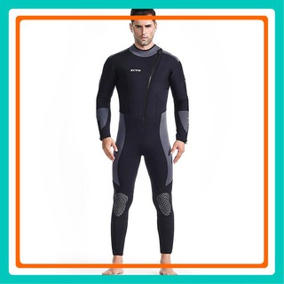 Bộ đồ lặn biển cao cấp zcco dày 5mm giữ ấm tuyệt đối với khóa kéo ở tay và chân