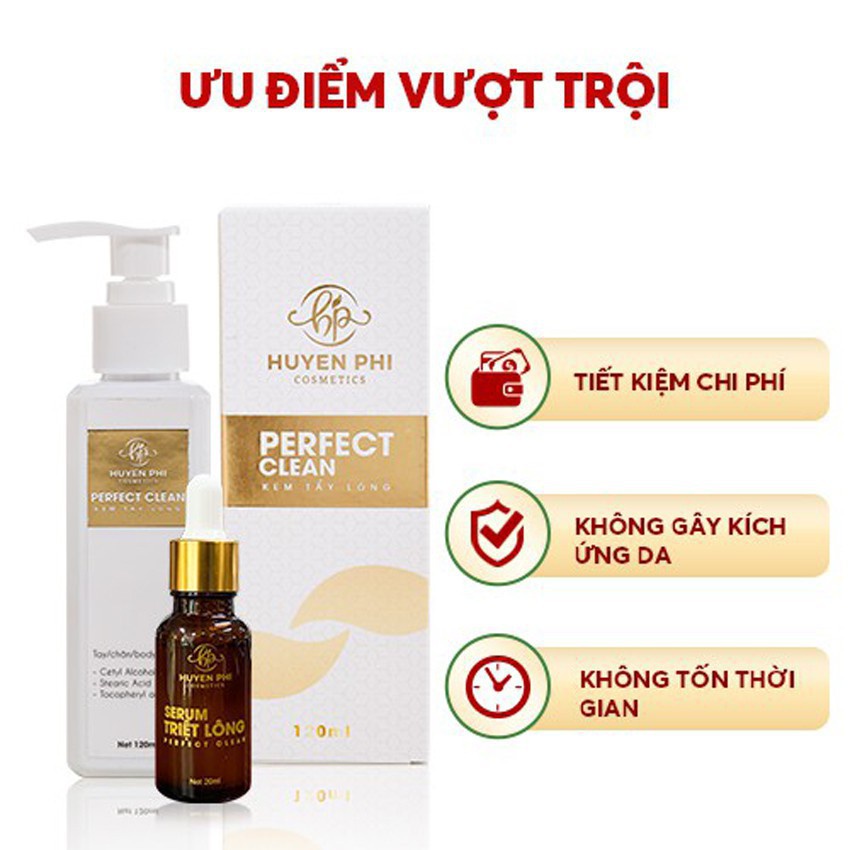 Tẩy Lông Huyền Phi - Triệt Sạch + Serum