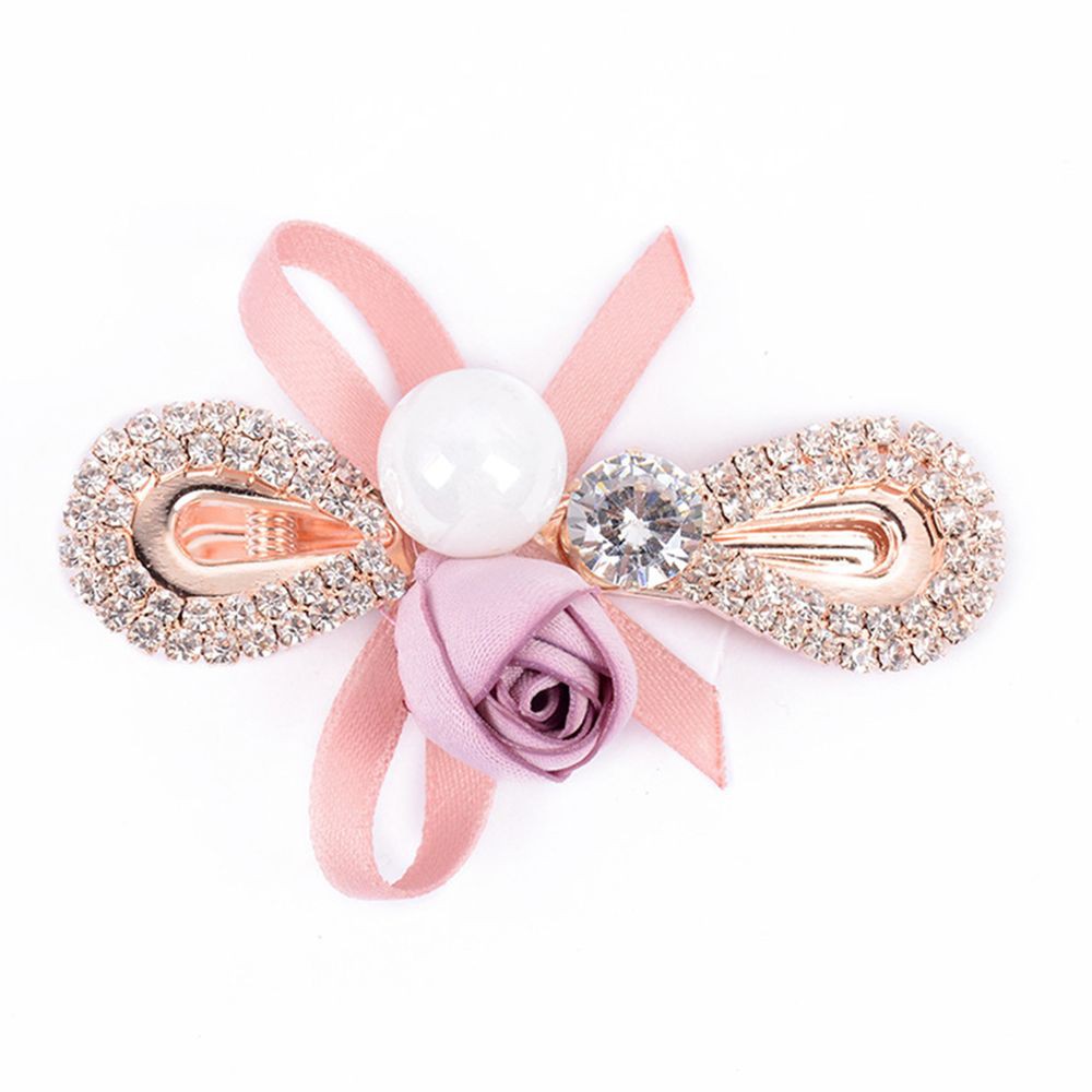 Kẹp tóc ngọc trai thanh lịch