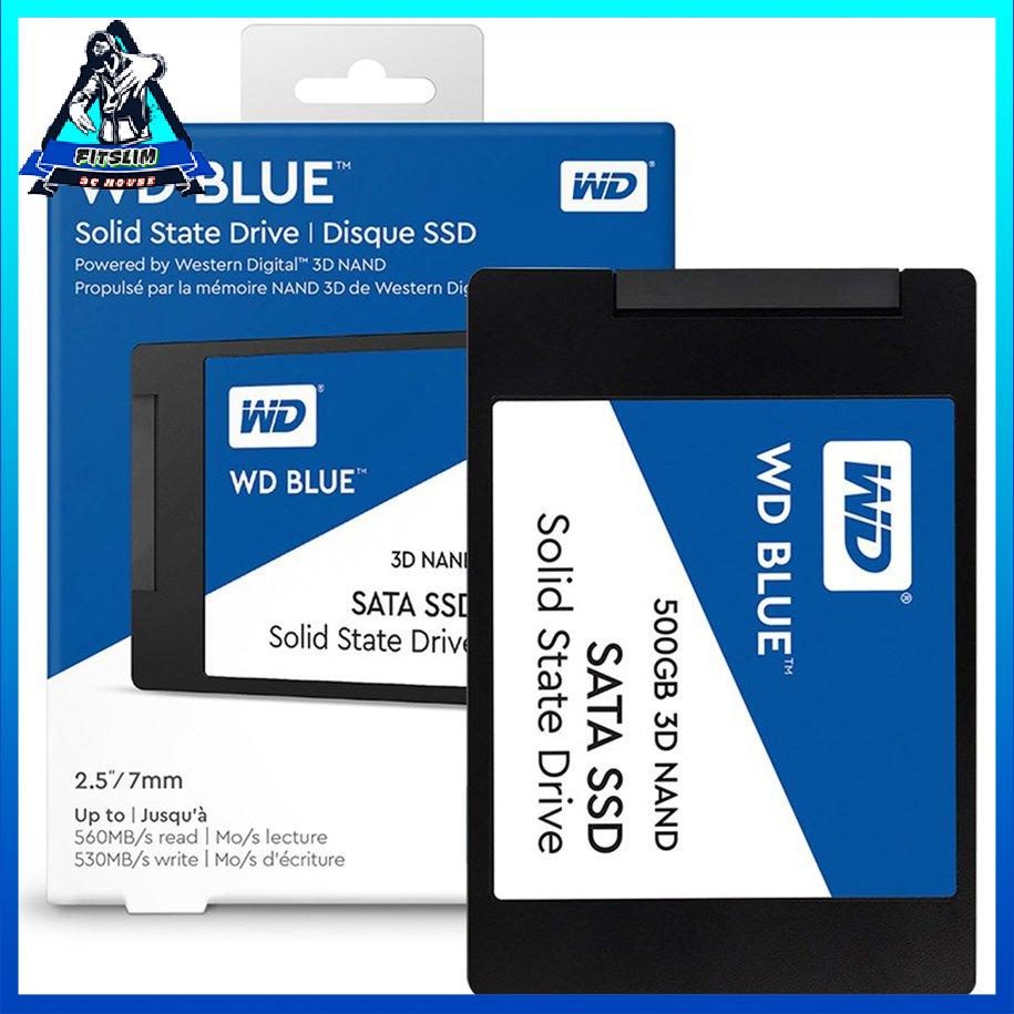 3D NAND SATA SSD 1TB Màu xanh lam 3D NAND SSD cho PC bên trong SATA III 6 Gb / s SATA SSD [8/1]