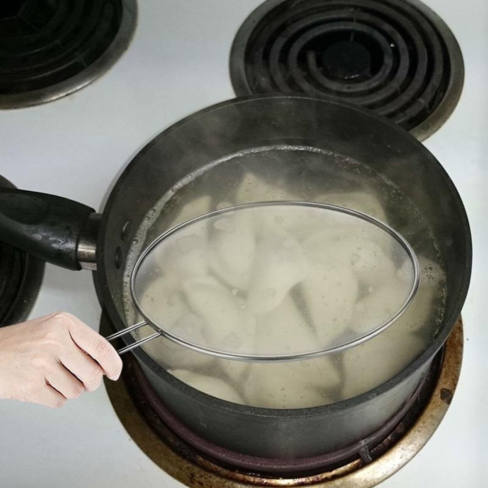 Nắp nồi chống bắn dầu bằng thép không gỉ 25/29/33cm tiện dụng cho nhà bếp