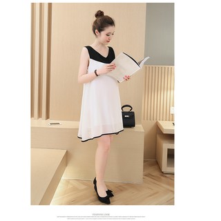 Đầm Bầu Voan 2 Lớp Nhiều Size