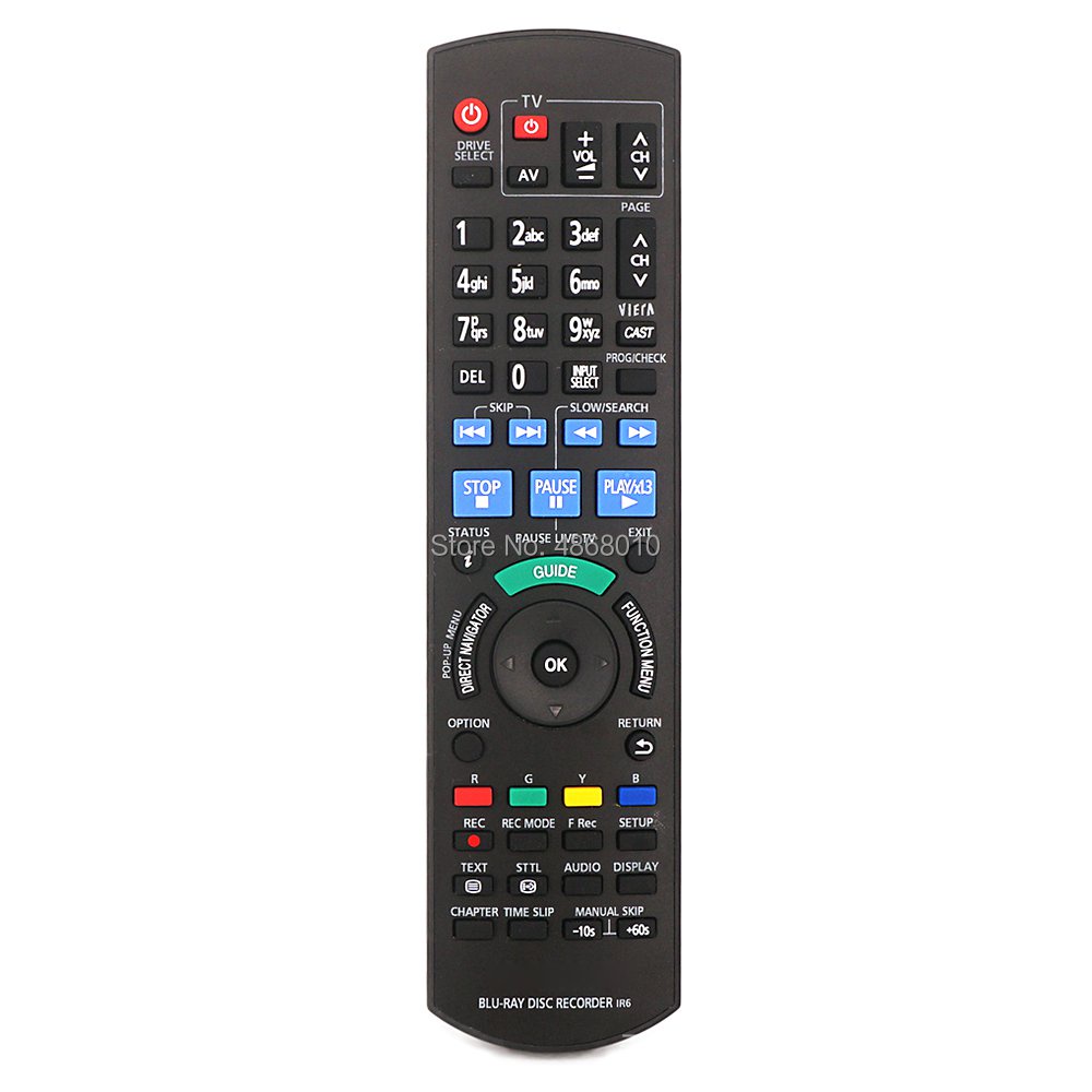 PANASONIC Remote Đa Năng N2QAYB000475 Đầu Ghi Đĩa Blu-ray DVD DMR-BW880 DMR-BW780 DMR-XW480 Fernbedienung Dành Cho Máy Nghe Nhạc