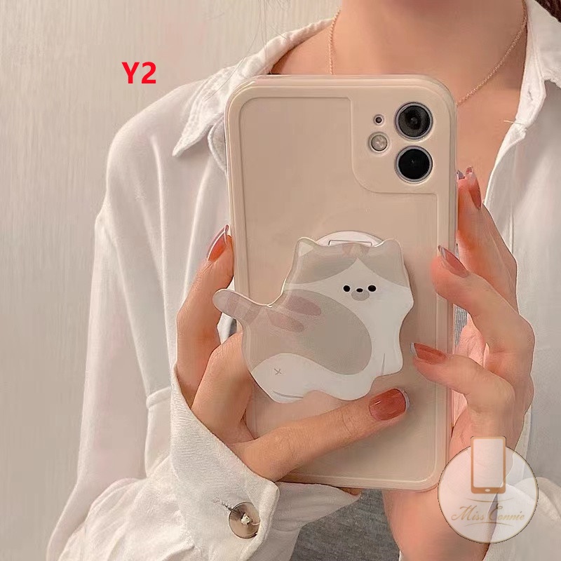 Giá Đỡ Điện Thoại Dạng Nhẫn Đeo Tay Hình Mèo Hoạt Hình Đáng Yêu