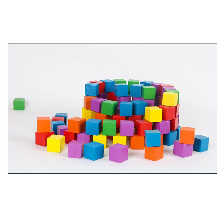 FREESHIPBộ Cube 100 Chi Tiết Kích Thước 2,5cm x 2,5cm