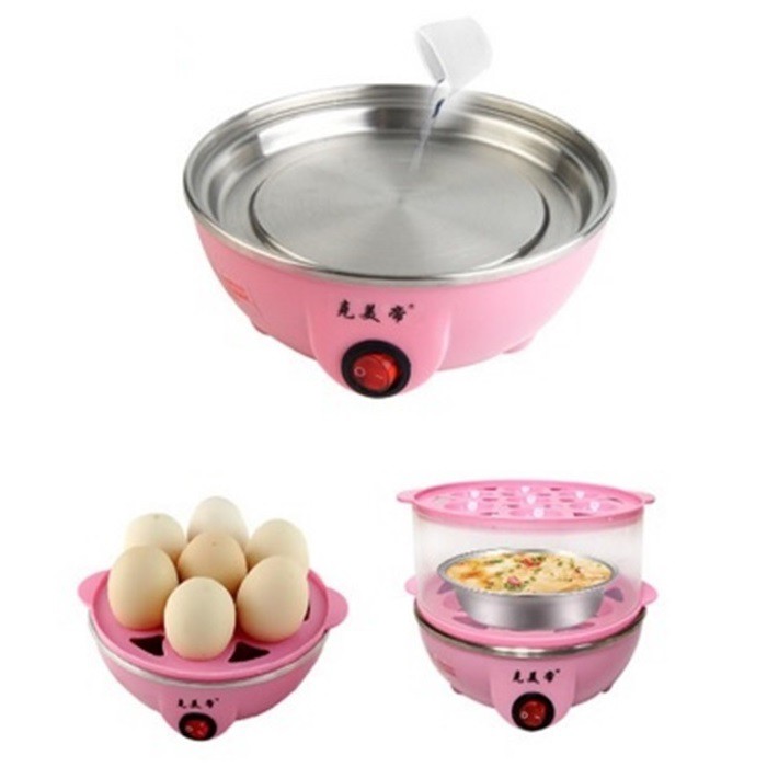 Nồi hơi hấp thức ăn điện đa chức năng hai lớp và nồi nấu trứng | BigBuy360 - bigbuy360.vn