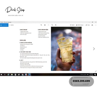 Bột cake cream Royaltea