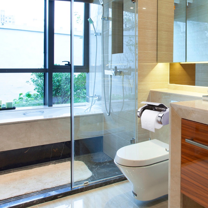 Giá Đỡ Cuộn Giấy Vệ Sinh Bằng Thép Không Gỉ Tiện Lợi