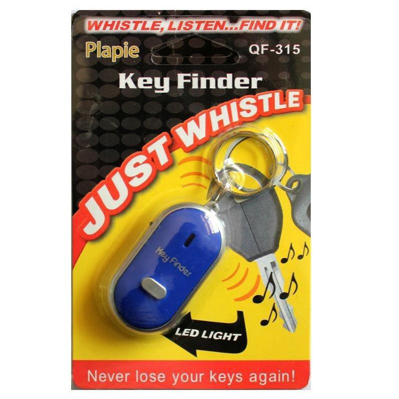 ️KEY FINDER️ Móc Chìa Khóa Huýt Sáo Gắn Thiết Bị Định Vị GPS Có Đèn Nhấp Nháy Chất Lượng Cao