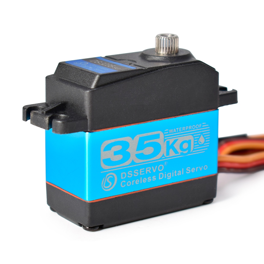 Động cơ servo ds3218 20kg ds3225 25kg ds3235 35kg chống nước cho xe đồ chơi tỉ lệ 1/8 1/10