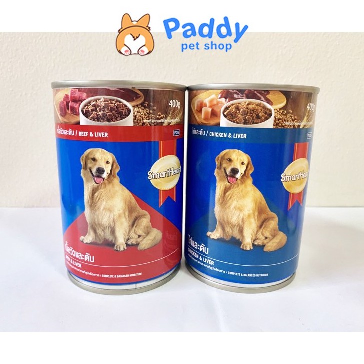 Pate SmartHeart Cho Chó (Lon 400g)