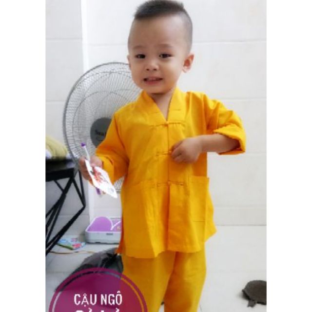 Đồ lam đi chùa cho bé trai 9-40kg