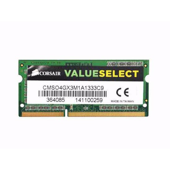 RAM CORSAIR DDR3 4GB BUS 1333 1.5V ( SUPPORT 1066 ) ( CMSO4GX3M1A1333C9 )