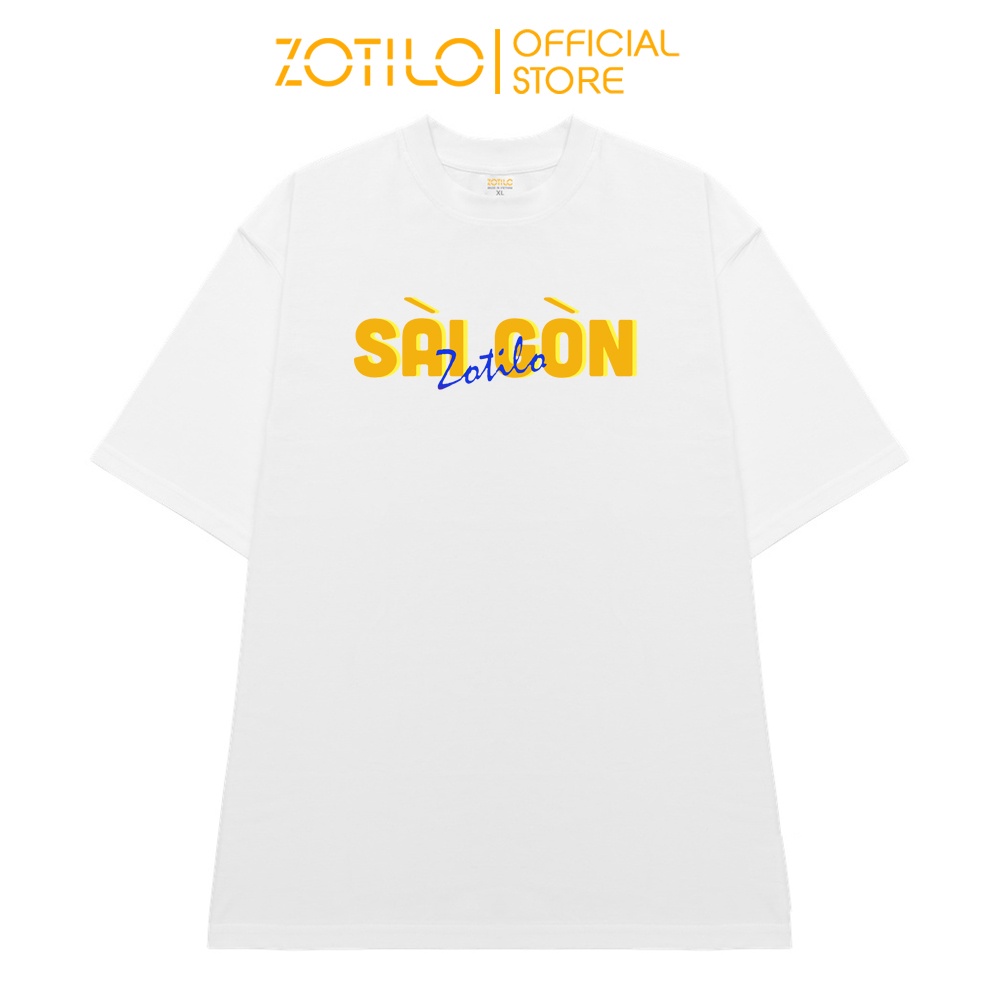 Áo thun ZOTILO SÀI GÒN SAIGONESE TRẮNG- Z04
