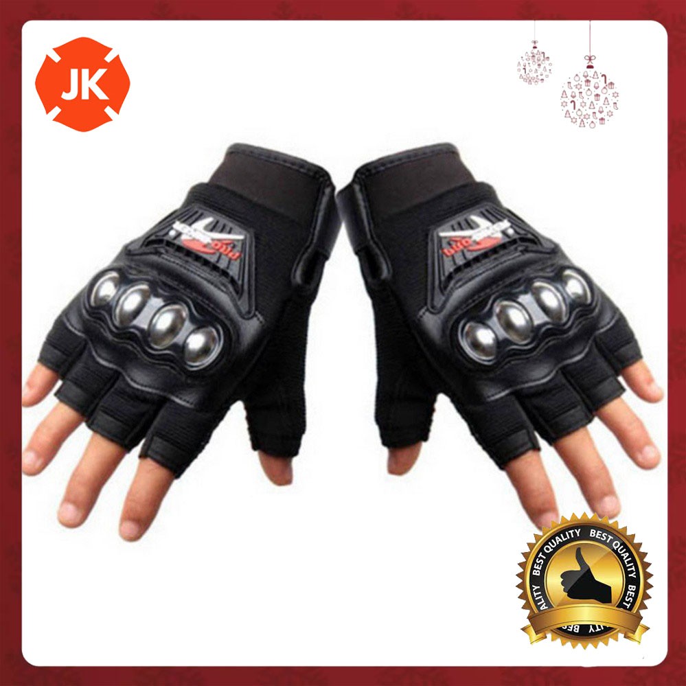 GĂNG TAY THỂ THAO PROBIKER & SPORTS HỞ NGÓN GÙ INOX