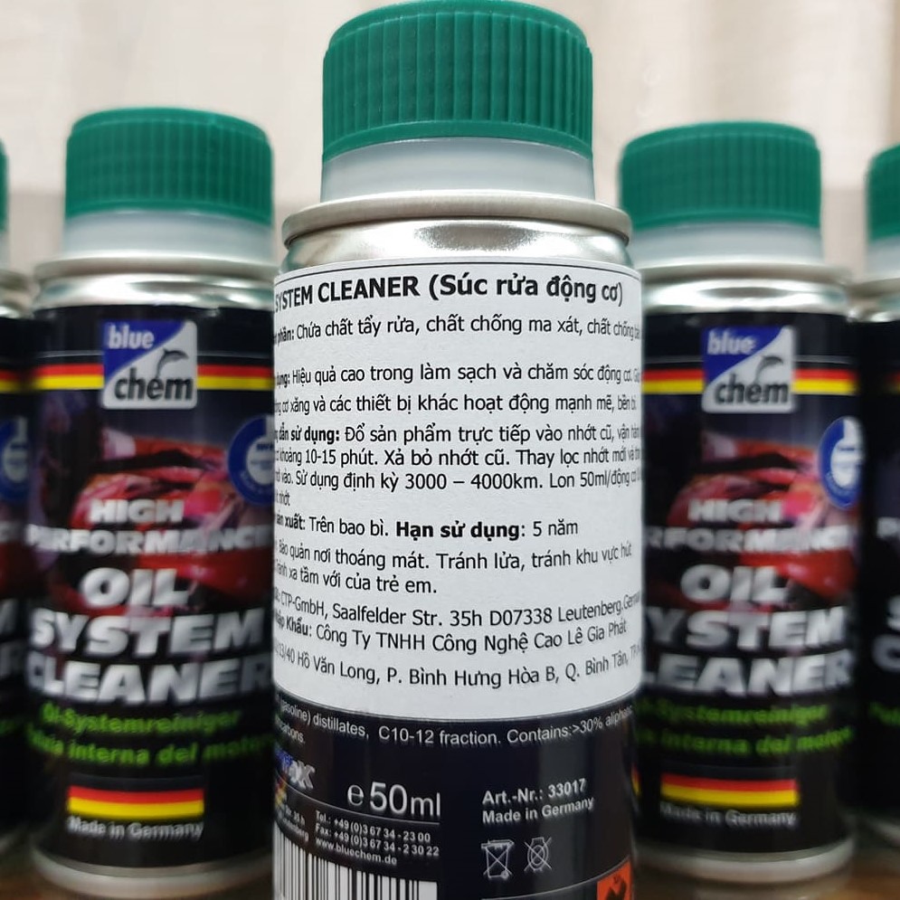 BLUECHEM OIL SYSTEM CLEANER 50ML(Súc Rửa Động Cơ)