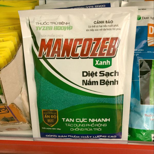 Mancozeb sản phẩm trừ nấm bệnh phổ rộng gói 100gr