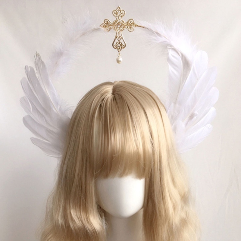 Cài tóc hình vương miện mặt trời phong cách Lolita KC Notre Dame Virgin Mary Halo