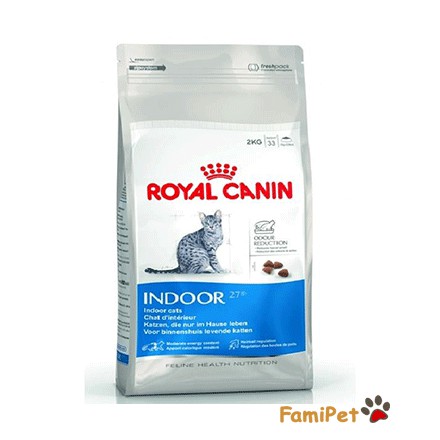 Hạt Thức Ăn Cho Mèo Royal Canin Indoor 27 - Túi 2kg