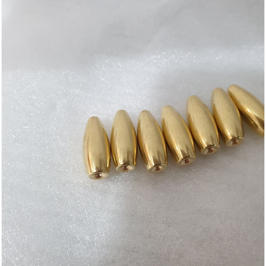 CHÌ ĐỒNG XUYÊN TÂM hình Bầu Dục 3.5gr / 5 gram / 7 gram / 10 gram / 14 gram / chì câu cá