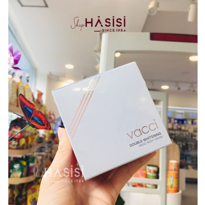 Kem Dưỡng Trắng Toàn Thân VACCI DOUBLE WHITENING MAGIC BODY CREAM SPF50/PA++ 160ml