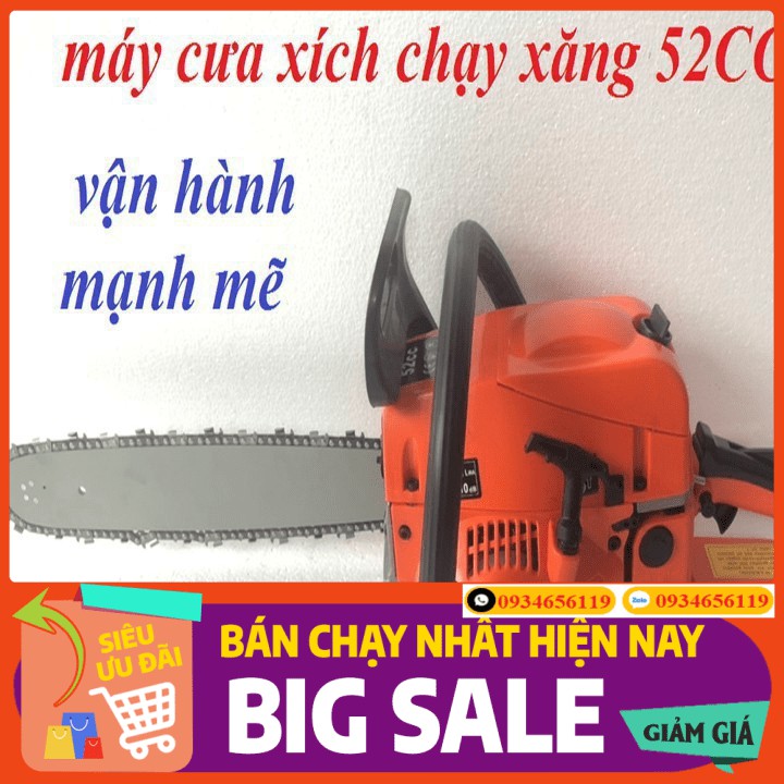 Máy Cưa Xích Chạy Xăng Cầm Tay Hàng Nội Địa Trung Quốc Giá Rẻ