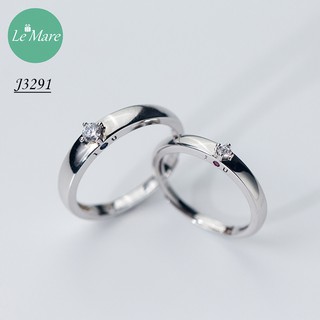 Nhẫn đôi đính đá I Love You J3291 - Le'mare Jewelry