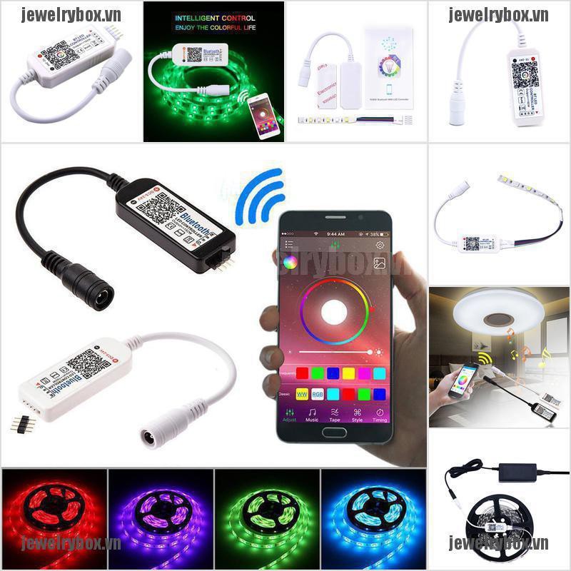 Thiết bị điều khiển đèn Led từ xa JX Mini Bluetooth/Wifi Cho 5050 3528 RGB/RGBW