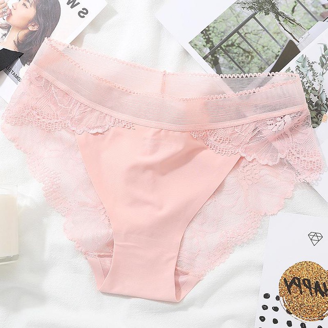Quần Lót Ren Nữ 💖FREESHIP💖 Quần Lót Đúc Su Phối Ren Gợi Cảm Sexy Hàng Đẹp Freesize Co Dãn Thoải Mái 8423