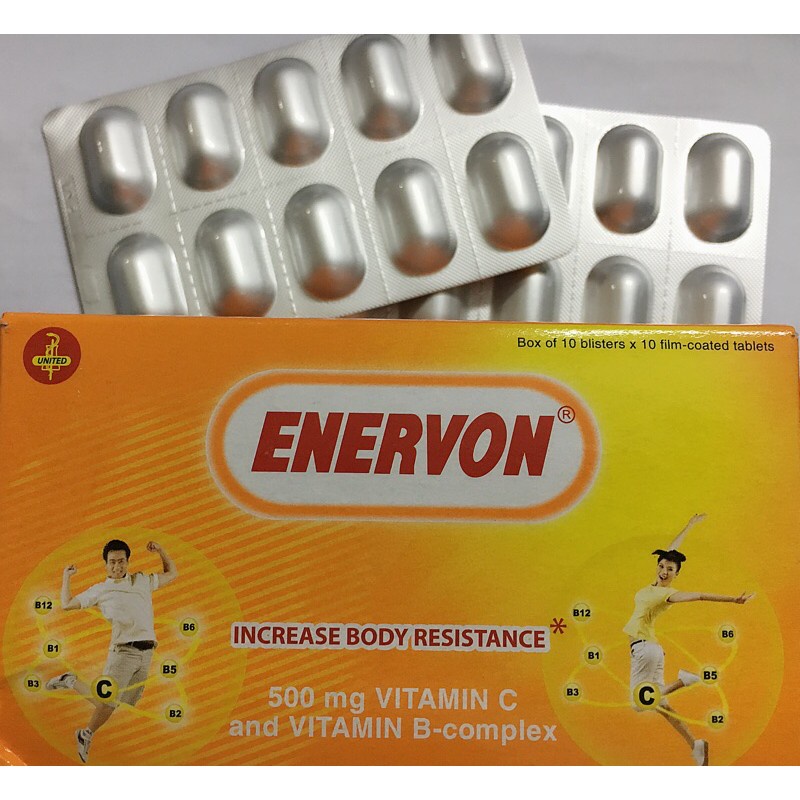 Enervon C - Tăng đề kháng, Vitamin C và Vitamin B-Complex set 1 vỉ 10 viên
